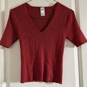 Anko Women's Ribbed V-Neck. Women’s XS